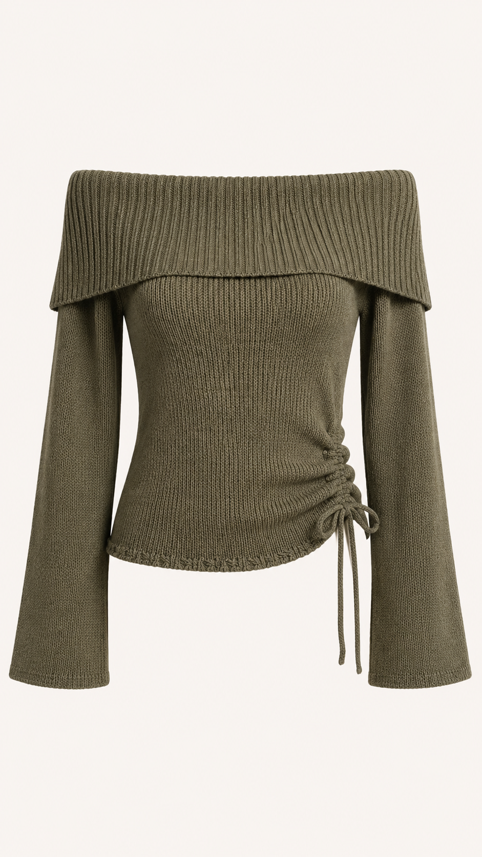 Auréle Retro Lapel Knit Sweater