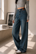 Aurele High Waist Straight Jeans