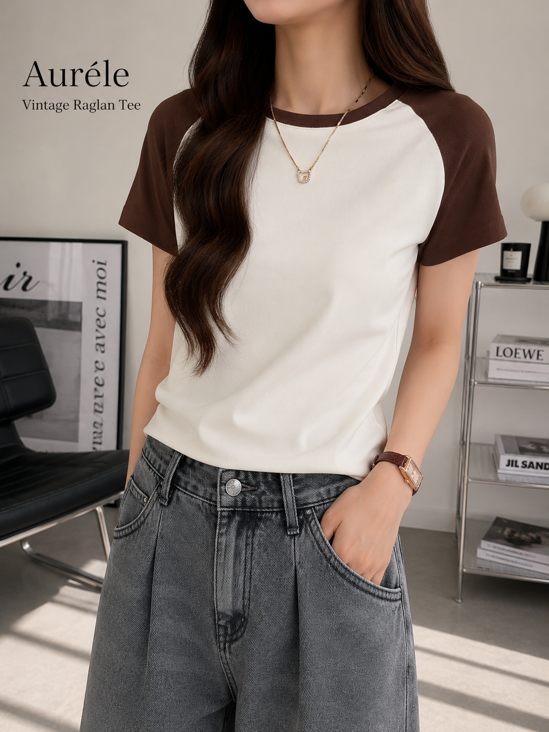 Aurele Vintage Raglan Tee