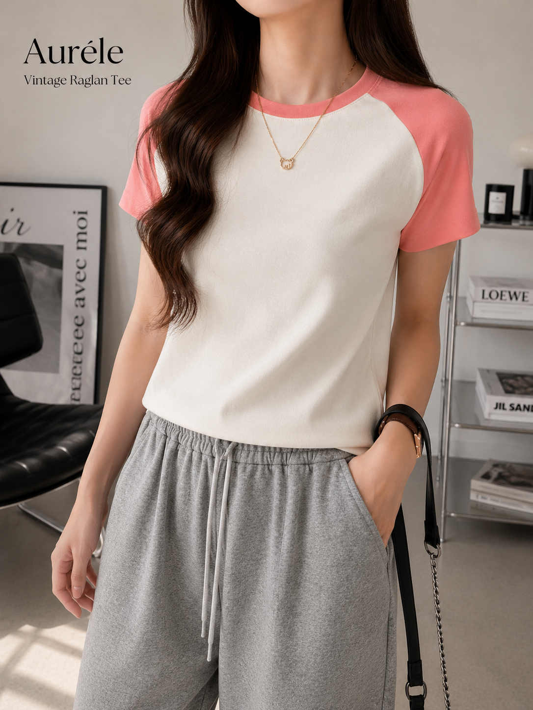Aurele Vintage Raglan Tee