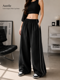 Auréle Velvet Sequin Wide Leg Pants