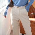 Chic Woolen Harem Pants