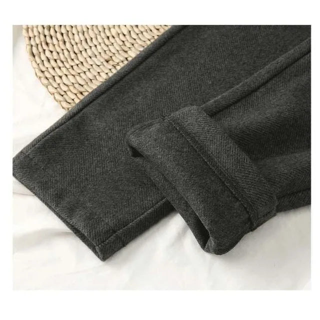 Chic Woolen Harem Pants