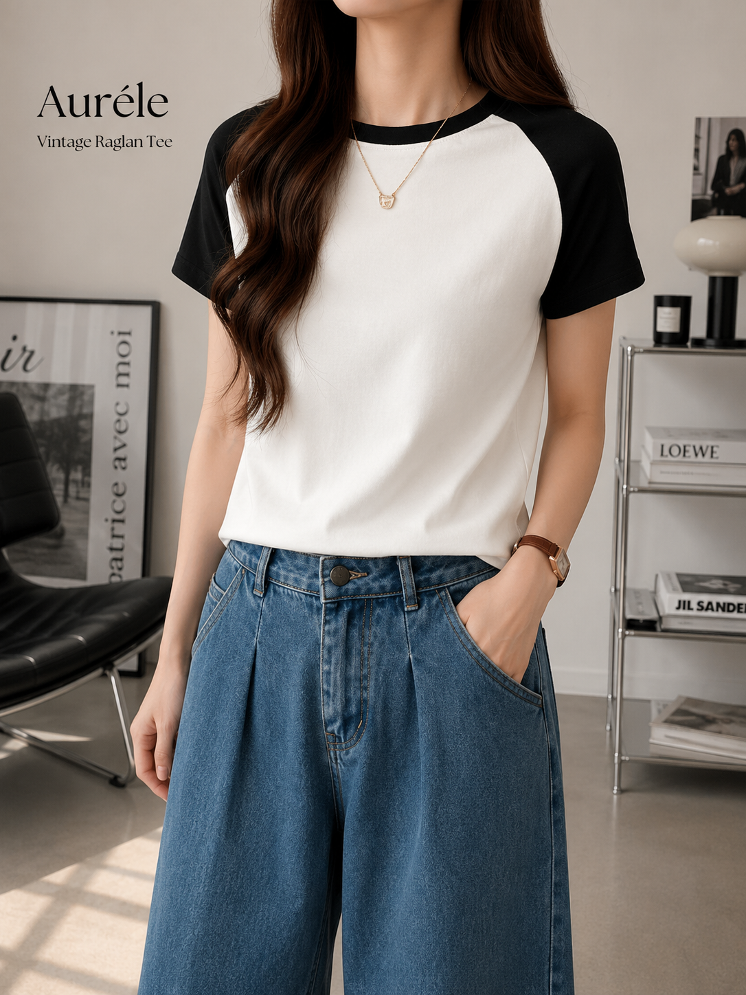 Aurele Vintage Raglan Tee