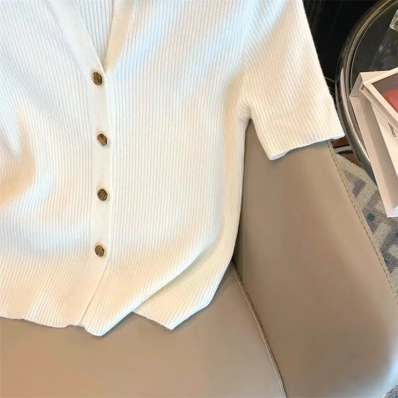 Knitted Polo Shirt