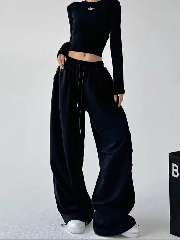 Y2K Relaxfit Wide Sweatpants