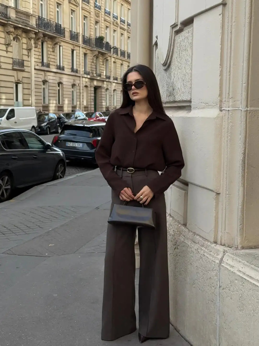 All Season Women's Polo Collar Long Sleeve Blouse
